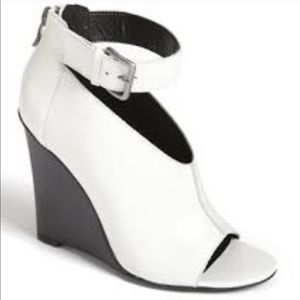 Trouve open toe wedges